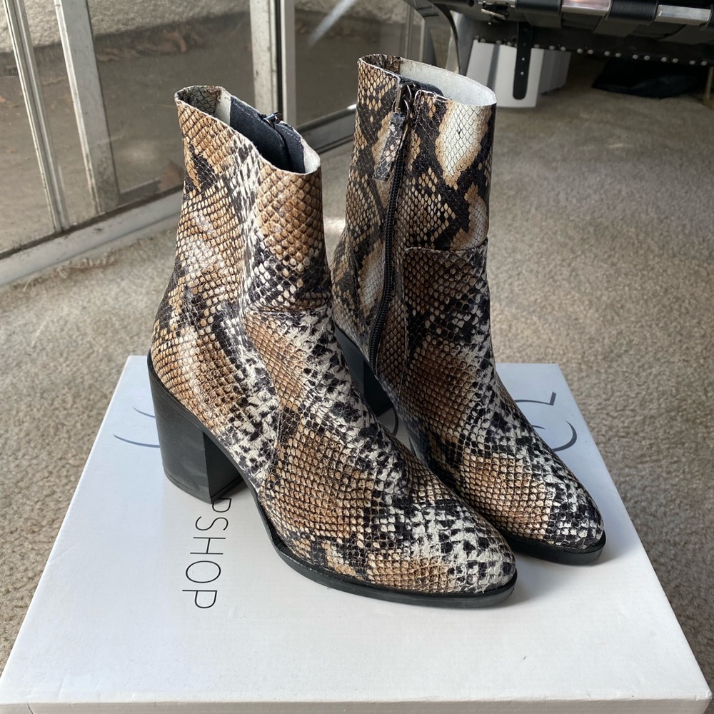 Topshop python sock boots 36/6 - Picture 3 of 7